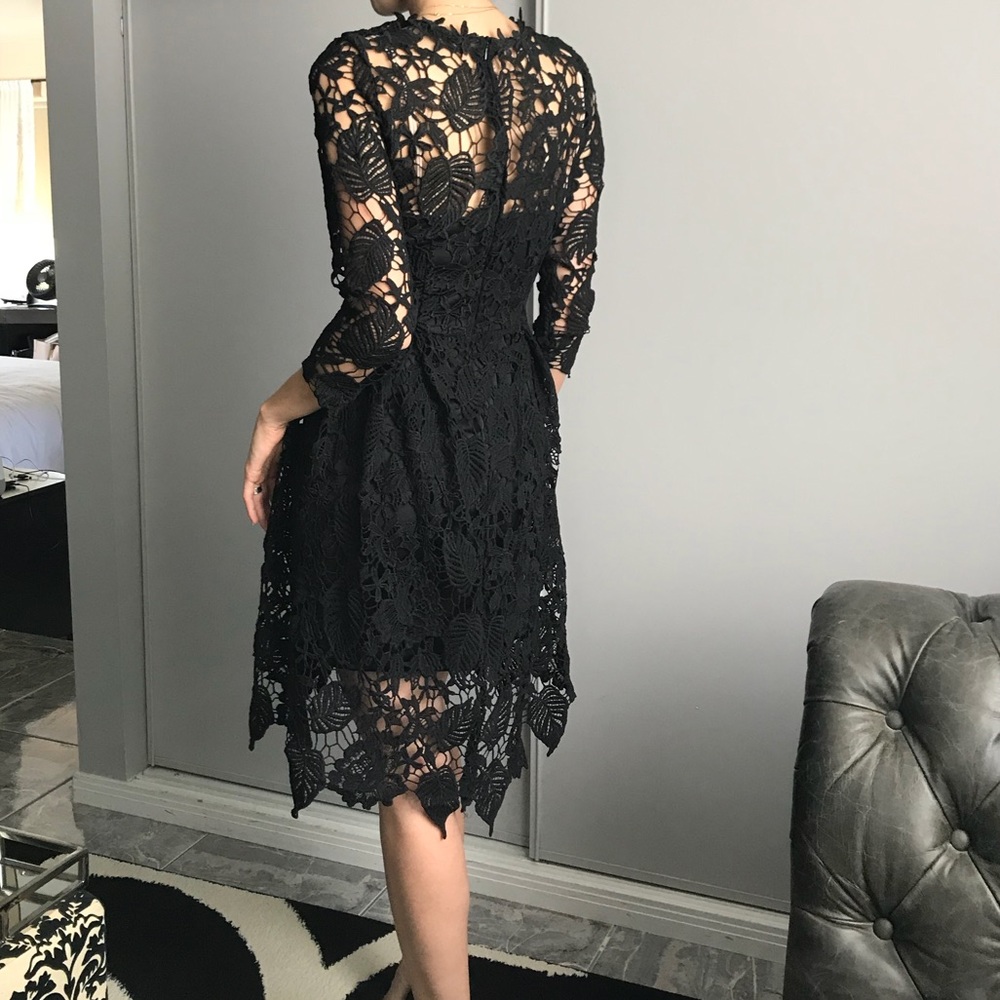 Black cocktail dress